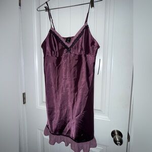 Apt. 9 Deep Purple Satin Chemise